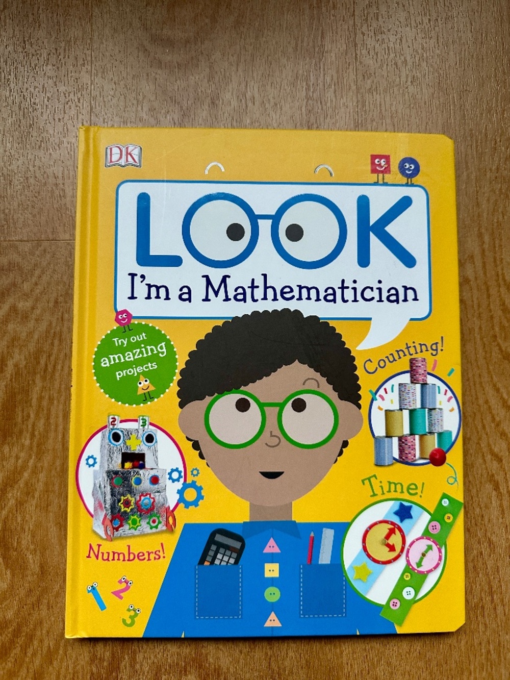 DK Look I’m a Mathematician Kids Math Activity STEM Hardcover Book